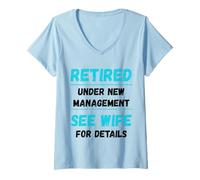 Donna Maglietta sarcastica 2025 in pensione I Don't Want Coworker Maglietta con Collo a V
