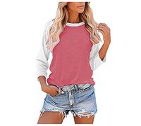 Donna Magliette Maniche Lunghe Henley T-Shirt Camicetta a Maglia Maglione Bottoni Scollo a V Pullover Morbido Leggere Top Sweatshirts T-Shirt Maglioni da Donna