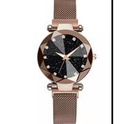 Donna Magnetico Starry Braun Sky Orologio Lusso da Moda Diamante Quarzo