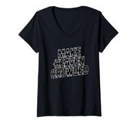 Donna Make Heaven Crowded Maglietta con Collo a V