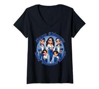 Donna Mama Chingona Today Tomorrow Always Chula Latina Curvy Mom Maglietta con Collo a V
