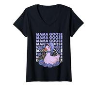 Donna Mama Goose Deliziose Natura Vibes Maglietta con Collo a V
