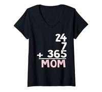Donna Mamma 365 Maglietta con Collo a V