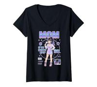 Donna Mamma del Compleanno KPOP Idol Ragazze Coreano Music Lovers Maglietta con Collo a V