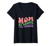 Donna Mamma per Scelta per Scelta SCOTUS Femminista Equal Rights Meme Maglietta con Collo a V