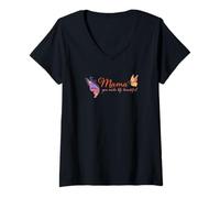 Donna Mamma, tu rendi la vita bellissima Maglietta con Collo a V