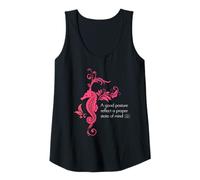 Donna Mandala Yoga Meditazioni Cavalluccio Marino Grafico Canotta