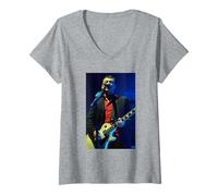 Donna Manic Street Predicatori James Dean Bradfield Cardiff Arena Maglietta con Collo a V