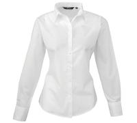 Donna Maniche Lunghe Camicetta Casual Business Camicia Taglie Pratico 34-54 (