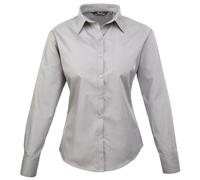 Donna Maniche Lunghe Camicetta Casual Business Camicia Taglie Pratico 34-54 (