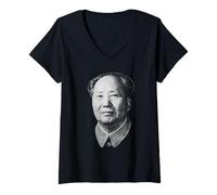 Donna MAO Zedong, Ritratto Maglietta con Collo a V