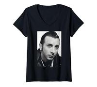 Donna Marc Almond Soft Cell Willing Sinners di David Corio Maglietta con Collo a V