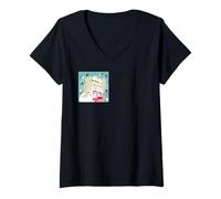Donna Maria Antonita Kawaii Maglietta con Collo a V