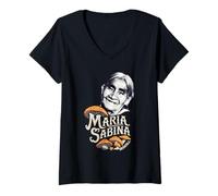 Donna Maria Sabina, Curandera Messico Maglietta con Collo a V