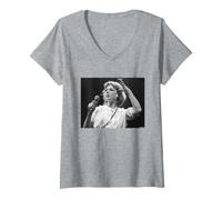 Donna Marianne Faithfull Conoscenti Pericolosi David Corio Maglietta con Collo a V