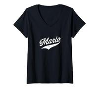 Donna Mario Maglietta con Collo a V