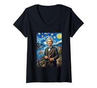 Donna Mark Twain Maglietta con Collo a V