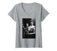 Donna Martin & Gary Kemp Spandau Ballet Live Parade Era 1984 Maglietta con Collo a V