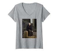 Donna Martin Scorsese Taxi Driver Direttore di Michael Grecco Maglietta con Collo a V