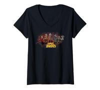 Donna Marvel Animation Marvel Zombies Undead Heroes And Villains Maglietta con Collo a V