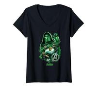 Donna Marvel Avengers Doomsday Doctor Doom Looms Over Hero Teams Maglietta con Collo a V