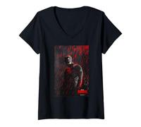 Donna Marvel Daredevil: Born Again Season 2 Red Rain Poster Art Maglietta con Collo a V