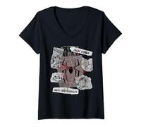 Donna Marvel Spider-Man: Brand New Day Power & Responsibility Web Maglietta con Collo a V