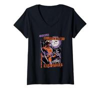 Donna Marvel Spider-Man Halloween Madness Featuring Man-Spider Maglietta con Collo a V