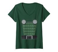 Donna Marvel Studios Avengers: Doomsday Doctor Doom Costume Maglietta con Collo a V