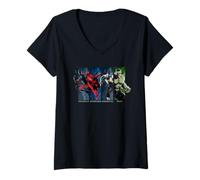 Donna Marvel Studios Spider-Man: Brand New Day Heroes And Villains Maglietta con Collo a V