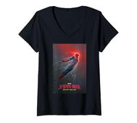 Donna Marvel Studios Spider-Man: Brand New Day Web Flight Poster Maglietta con Collo a V