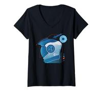 Donna Marvel Studios The Fantastic Four: First Steps Space Helmet Maglietta con Collo a V