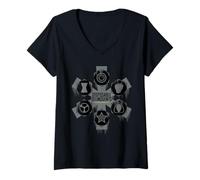 Donna Marvel Studios Thunderbolts "Disposable Delinquents" Team Maglietta con Collo a V