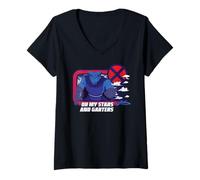 Donna Marvel Studios X-Men '97 Season 2 Beast My Stars And Garters Maglietta con Collo a V