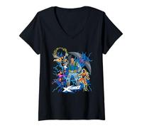 Donna Marvel Studios X-Men '97 Season 2 Cable And X-Force Team Maglietta con Collo a V