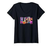 Donna Marvel Studios X-Men '97 Season 2 Cable Team X-Force Collage Maglietta con Collo a V