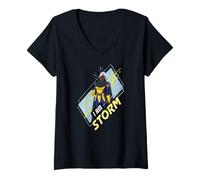 Donna Marvel Studios X-Men '97 Season 2 Storm I Am Storm Maglietta con Collo a V