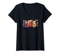 Donna Marvel Studios X-Men '97 Season 2 Team Ancient Egypt Collage Maglietta con Collo a V