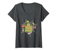 Donna Marvel Super Heroes Halloween Eye Want Candy Trick-or-Treat Maglietta con Collo a V