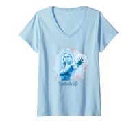 Donna Marvel The Fantastic Four: First Steps Sue Storm Force Field Maglietta con Collo a V