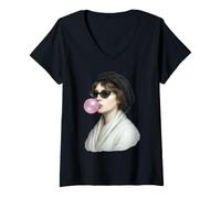 Donna Mary Wollstonecraft Scrittore Gran Bretagna Maglietta con Collo a V