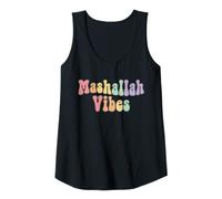 Donna Mashallah Vibes - Divertente Espressione Islamica Colorata Canotta