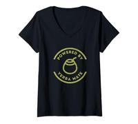 Donna Mate Argentina Mate Zucca Argentino Mate Divertente Yerba Mate Maglietta con Collo a V
