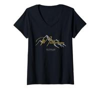 Donna Matterhorn Cervino Svizzera Maglietta con Collo a V
