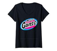 Donna Me Canso Ganso Mexicans Amlovers Mexico Maglietta con Collo a V