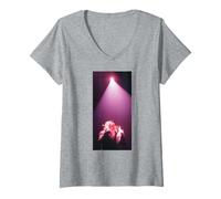 Donna Meat Loaf Bat out of Hell, cantante Everything Louder Tour 1993 Maglietta con Collo a V