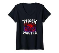 Donna Mechanical Keyboard Builder Thock Master Maglietta con Collo a V