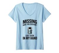 Donna Meme Car Guy Funny Mechanic con Presa da 10 mm Have You See Me Maglietta con Collo a V