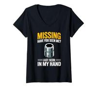 Donna Meme Car Guy Funny Mechanic con Presa da 10 mm Have You See Me Maglietta con Collo a V