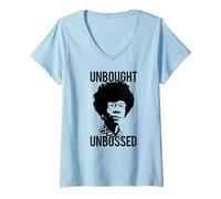Donna Meme di Shirley Chisholm Non COMPRATO Maglietta con Collo a V